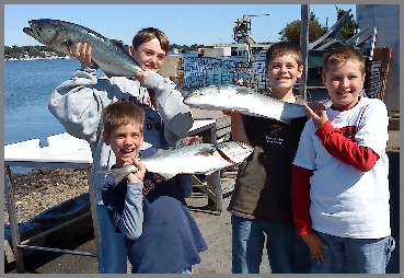 Boston harbor fishing charter